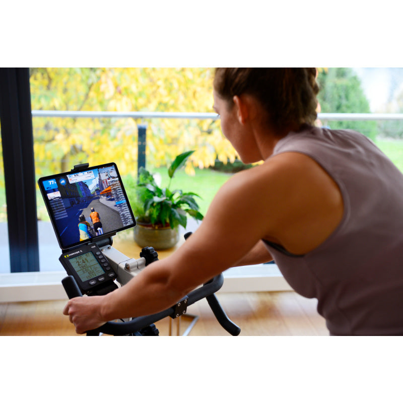 Concept2 BikeERG Lifestyle Side View Looking at Zwift