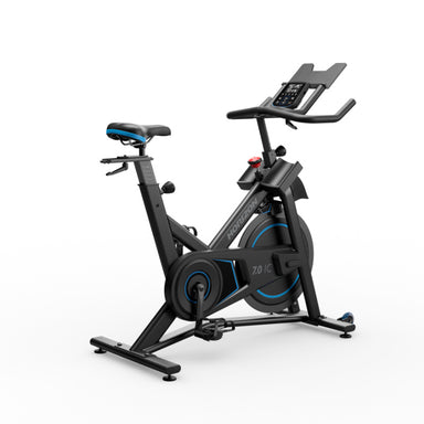 Horizon Fitness 7.0IC Spin Bike with Bluetooth side angle view