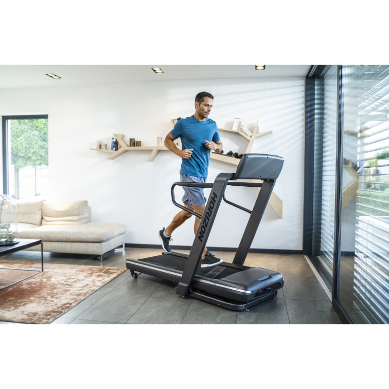 Horizon Fitness OMEGAZ_ZONE Treadmill Lifestyle Running View