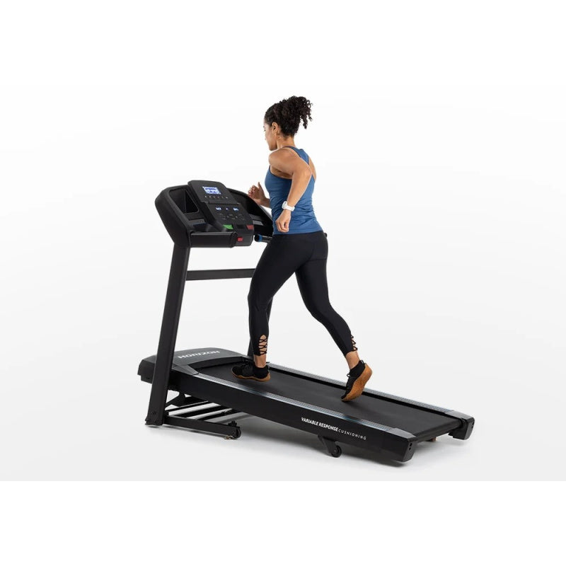 Horizon Fitness T202 Treadmill - Incline View