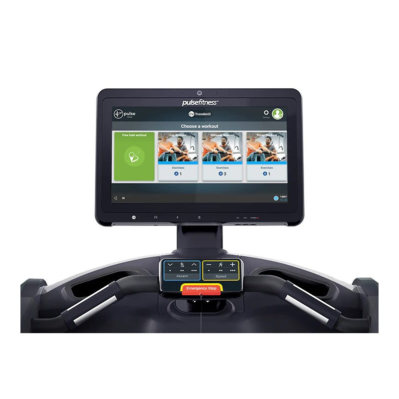 Pulse Fitness 260G Treadmill view of console
